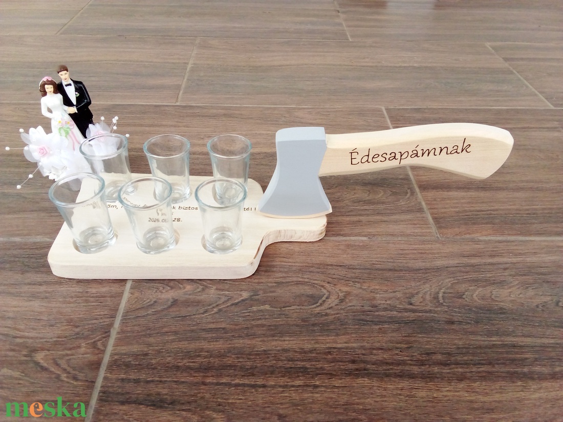 szülőköszöntő rövidital kínáló ,pálinkakínáló, italkínáló , ajándék - esküvő - emlék & ajándék - szülőköszöntő ajándék - Meska.hu