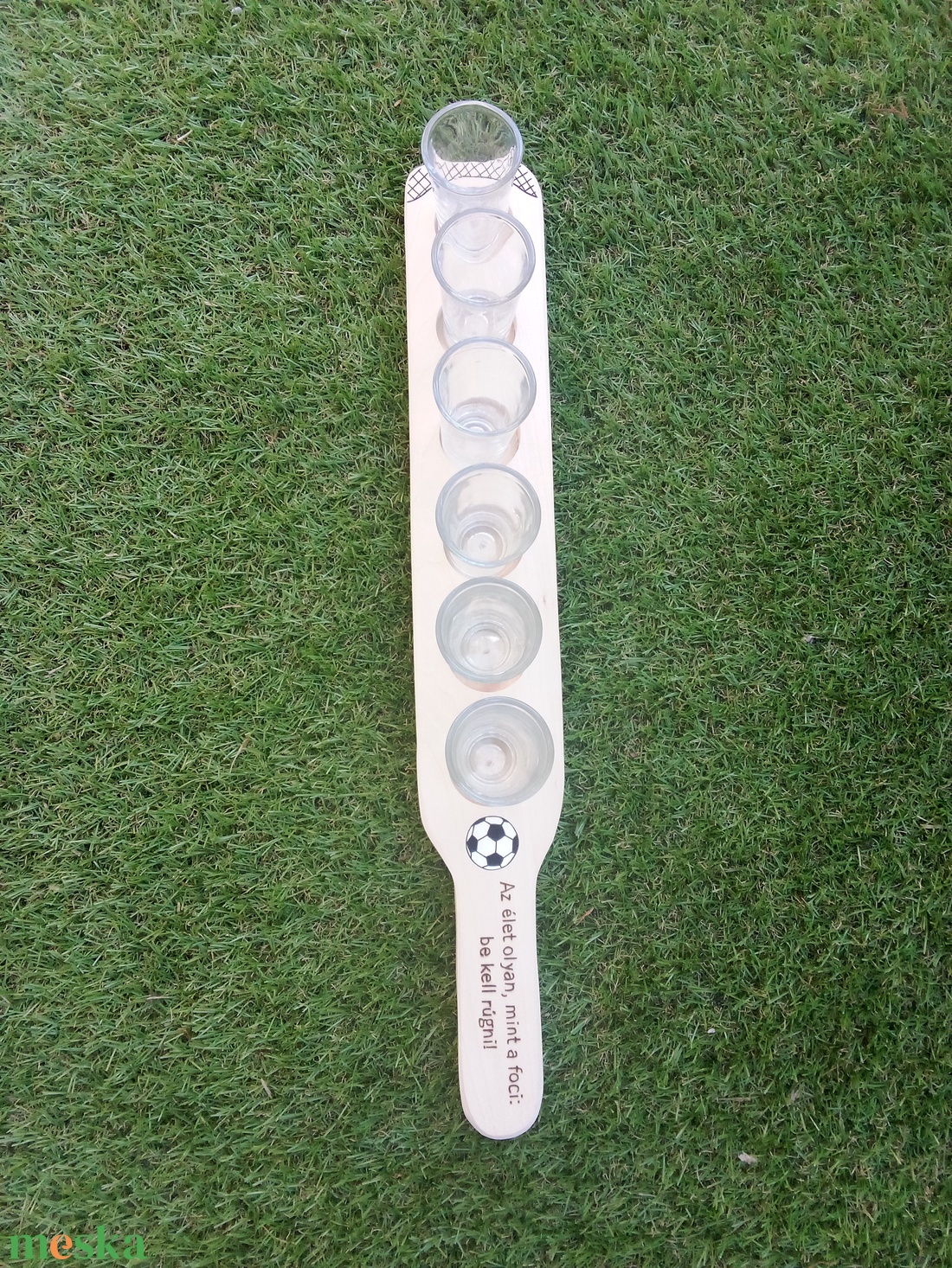 Focis rövidital kínáló, pálinkakínáló, italtartó - otthon & életmód - dekoráció - asztal és polc dekoráció - díszüveg - Meska.hu