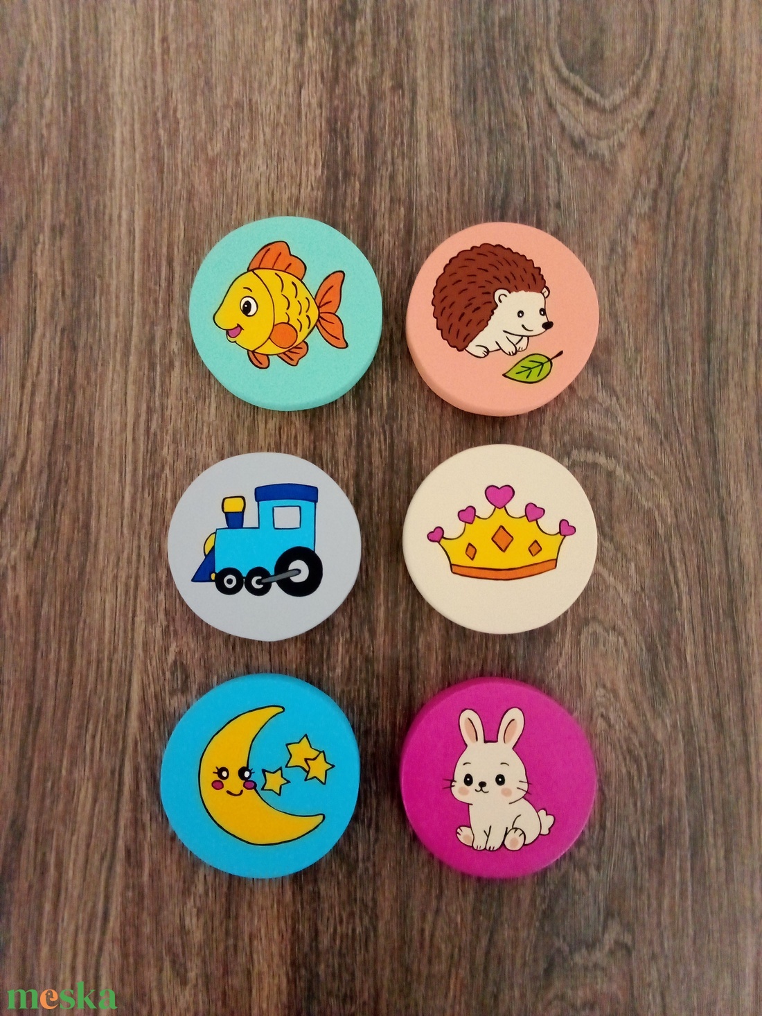 Ovis jel , Óvodai jellel készült tábla- 6 db - játék & sport - ovis felszerelés - óvodai jelek - Meska.hu