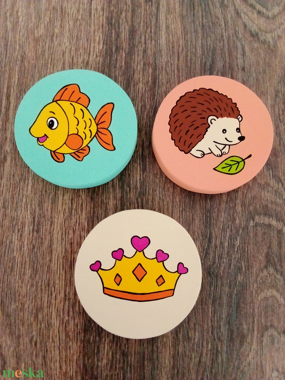 Ovis jel , Óvodai jellel készült tábla- 6 db - játék & sport - ovis felszerelés - óvodai jelek - Meska.hu