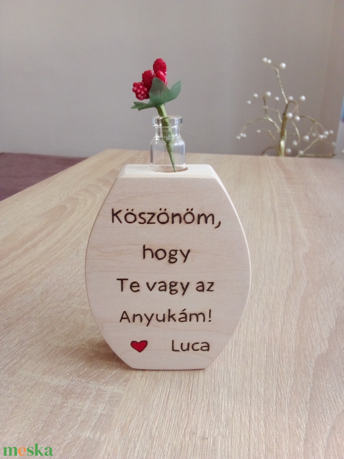 Anyák napi virágdísz,  kaspó, szálas virág, virág  - otthon & életmód - dekoráció - kép & falikép - táblakép - Meska.hu