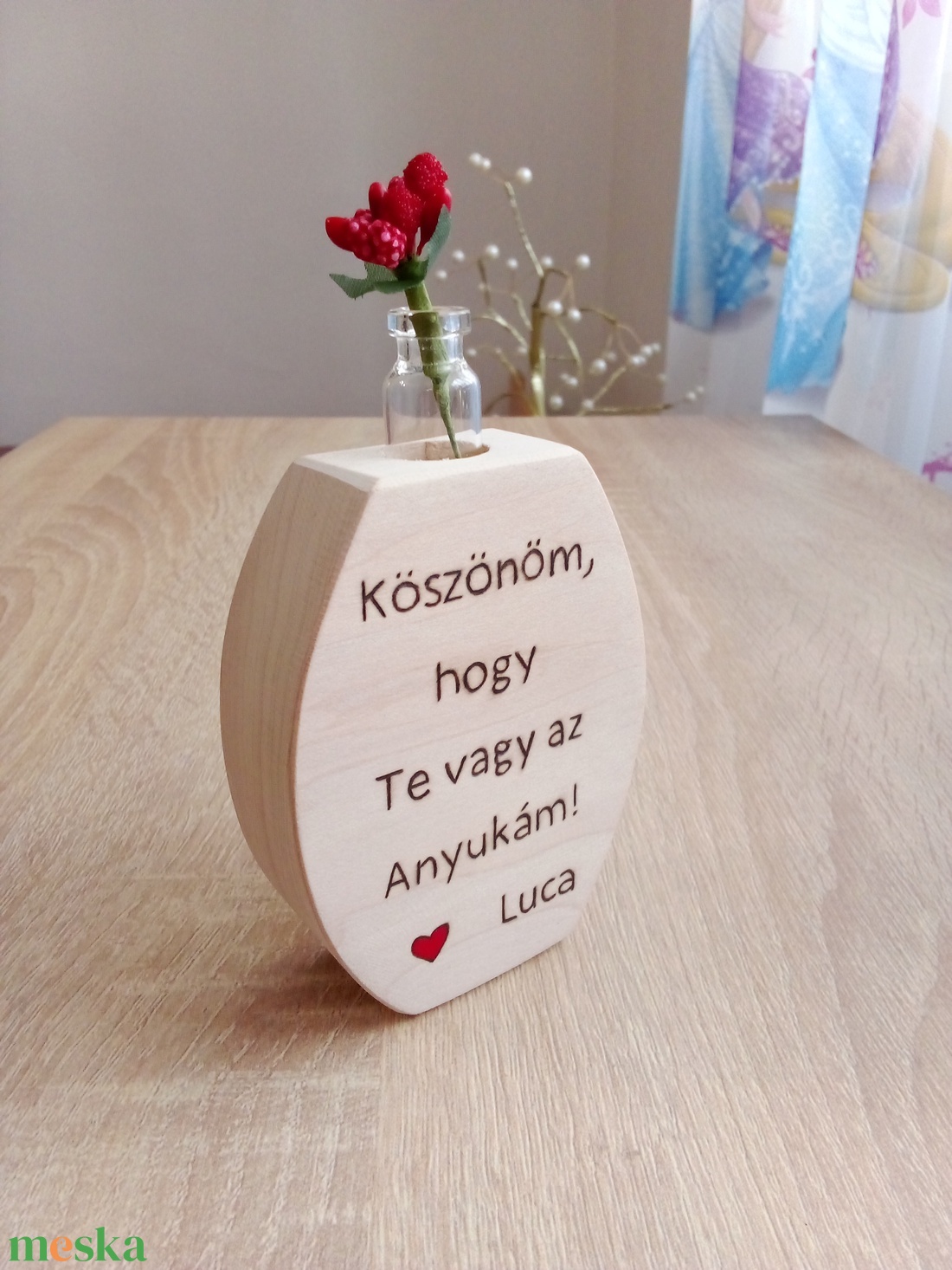 Anyák napi virágdísz,  kaspó, szálas virág, virág  - otthon & életmód - dekoráció - kép & falikép - táblakép - Meska.hu