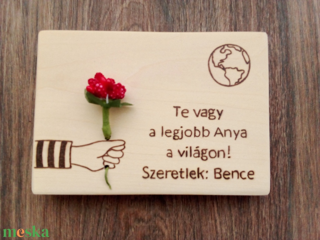 Anyák napi virágdísz,  kaspó, szálas virág, virág  - otthon & életmód - virágdekoráció - virágok - szálas virág - Meska.hu