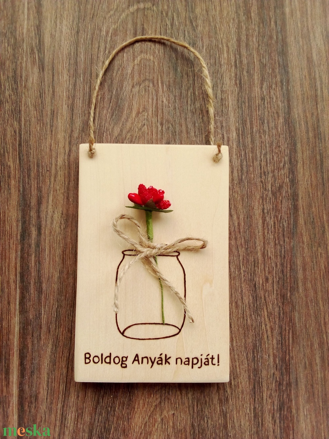 Anyák napi virágdísz,  kaspó, szálas virág, virág  - otthon & életmód - virágdekoráció - virágok - szálas virág - Meska.hu