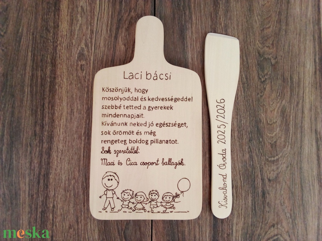 Óvódai ballagó ajándék Óvónéninek, Óvóbácsinak, dadus néninek, névtábla, felirat - otthon & életmód - dekoráció - kép & falikép - táblakép - Meska.hu