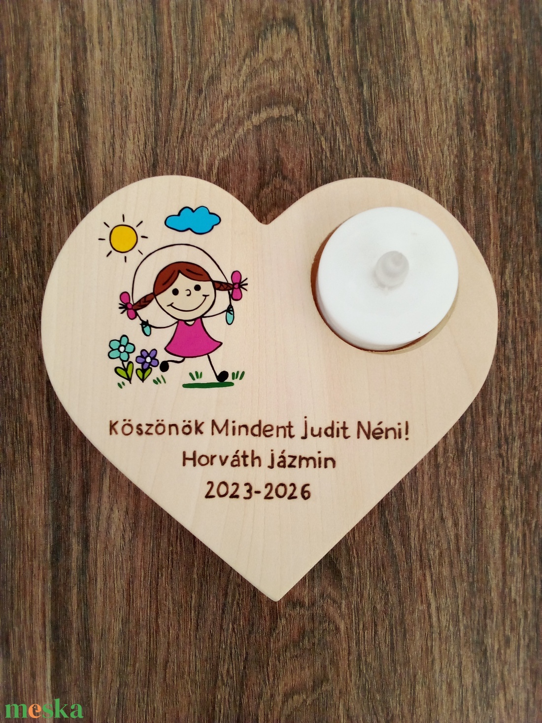 Óvódai, Bölcsödei ballagó ajándék Óvónéninek, dadus néninek, névtábla, felirat - játék & sport - ovis felszerelés - óvodai jelek - Meska.hu