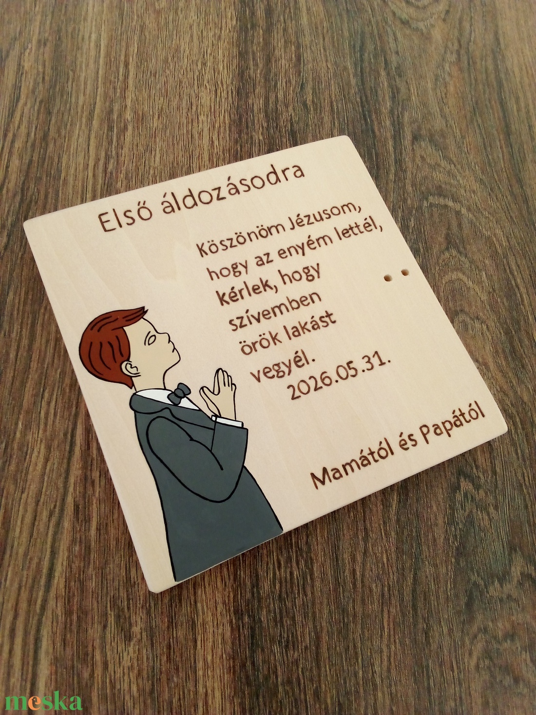 Elsőáldozás pénzátadó tábla, első áldozás - otthon & életmód - papír, írószer - ajándékozás kellékei - pénzátadó képkeret - Meska.hu
