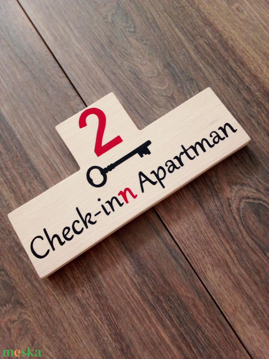Apartman névtábla , ajtótábla, jelölő tábla  - otthon & életmód - ház & kert - névtábla - Meska.hu