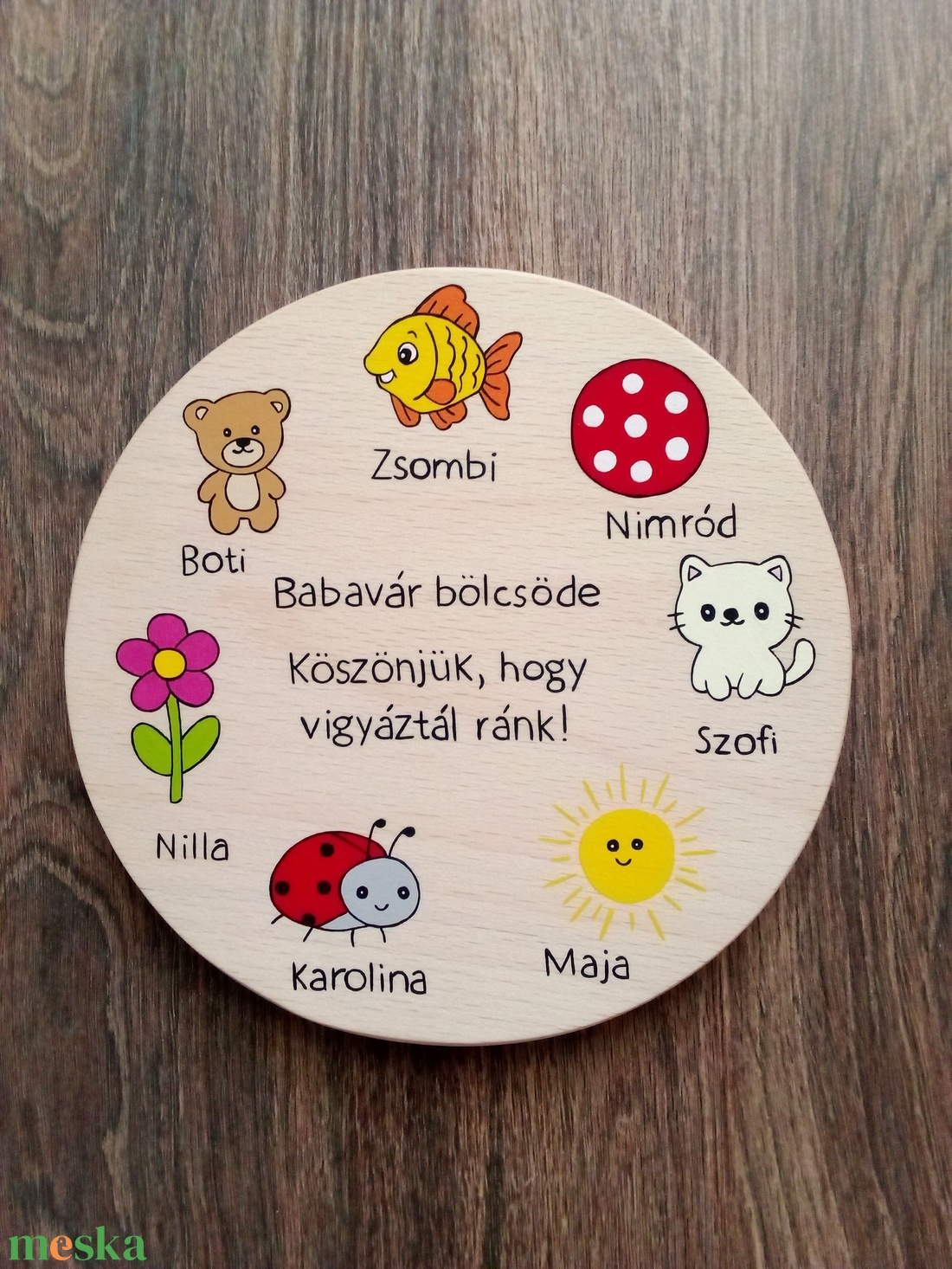 3 darabos Óvódai, Bölcsődei ballagó ajándék Óvónéninek, dadus néninek, névtábla, felirat - játék & sport - ovis felszerelés - óvodai jelek - Meska.hu