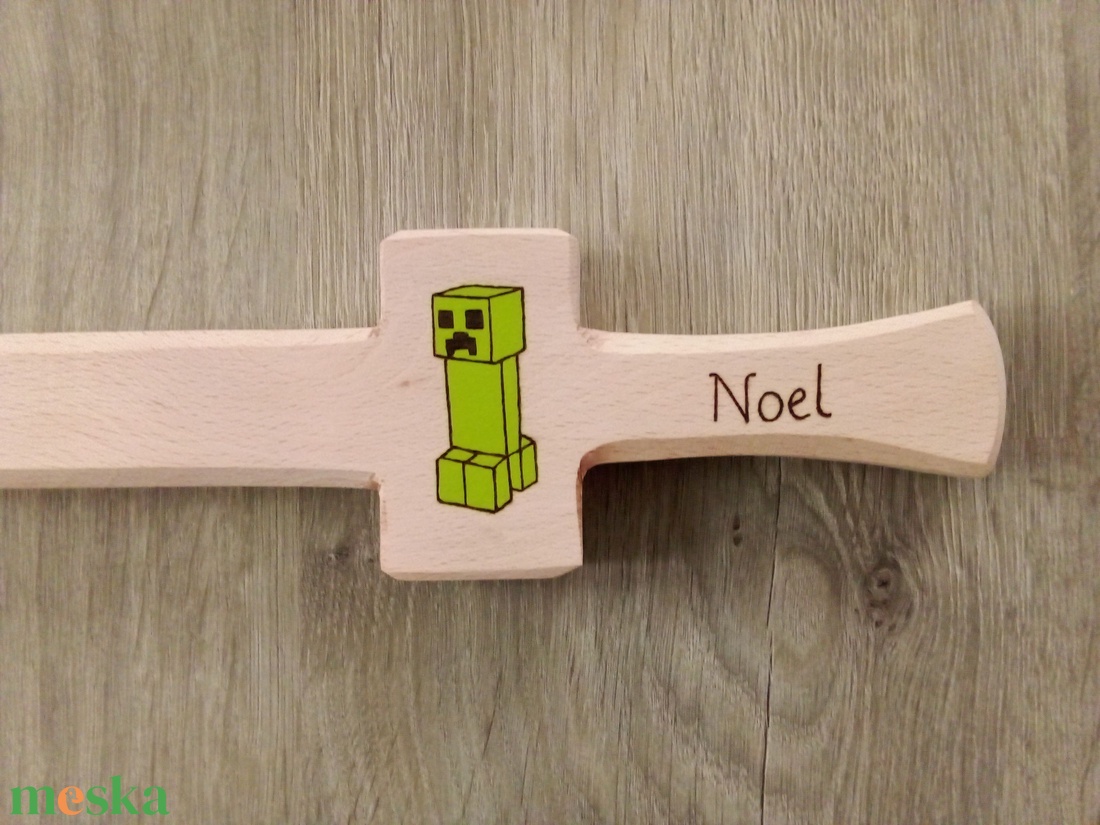 Minecraft nagy fa kard , fa játék  - játék & sport - szerepjáték - Meska.hu