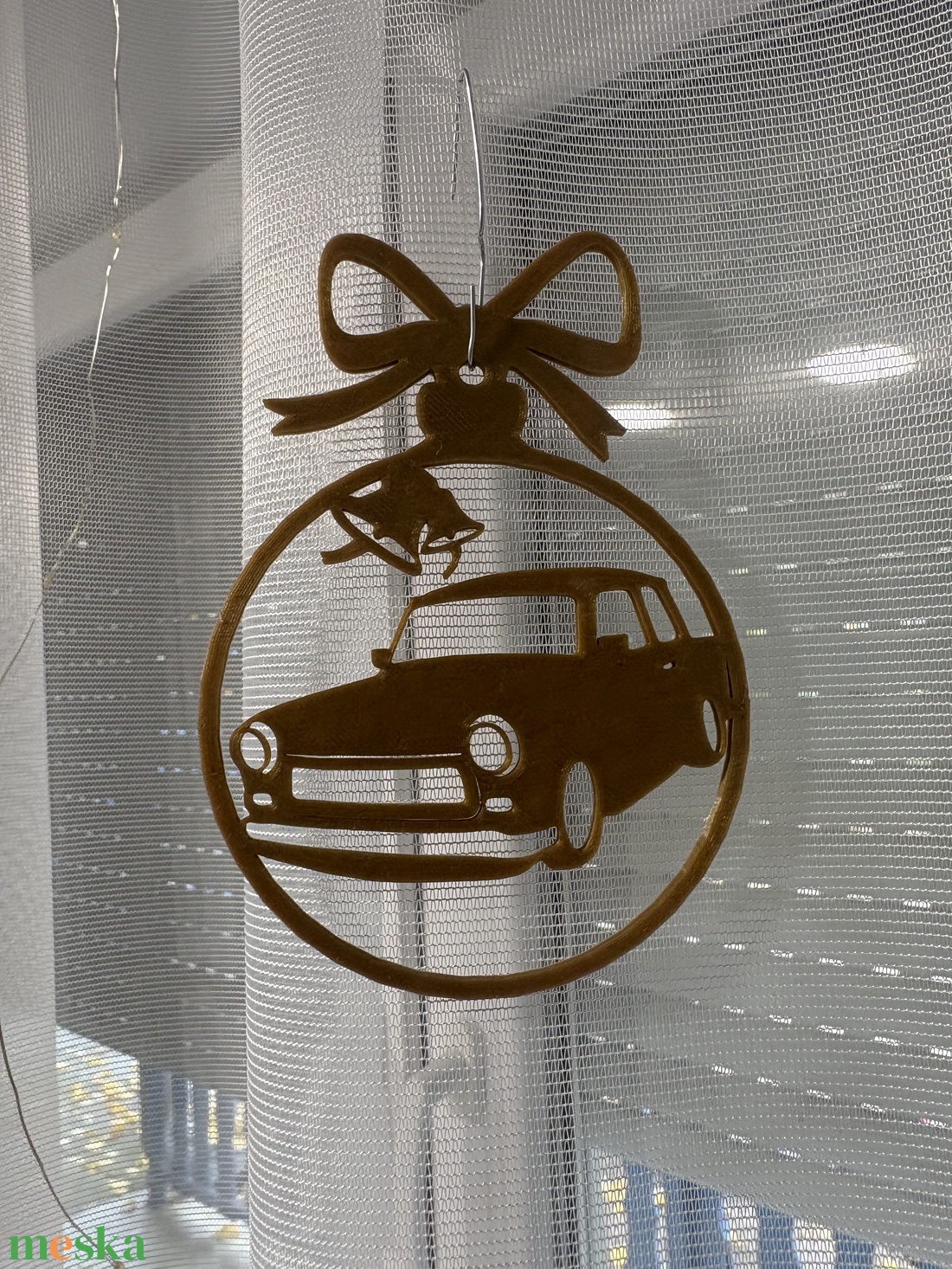Trabant 601 kördísz - karácsony - karácsonyi lakásdekoráció - karácsonyfadíszek - Meska.hu