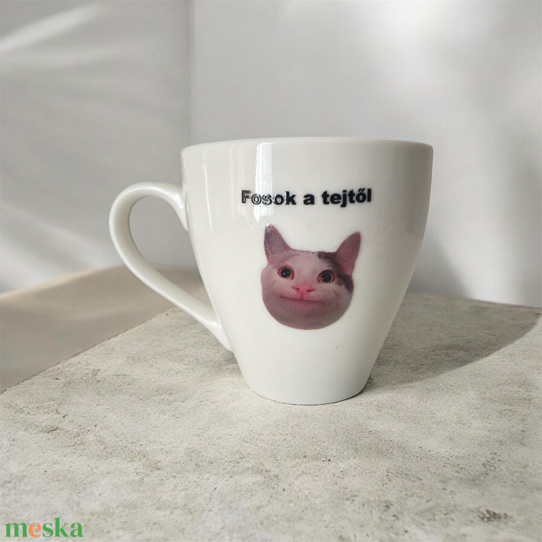 Fosok a tejtől kávés csésze - otthon & életmód - konyhafelszerelés, tálalás - tálalás - bögre & csésze - Meska.hu