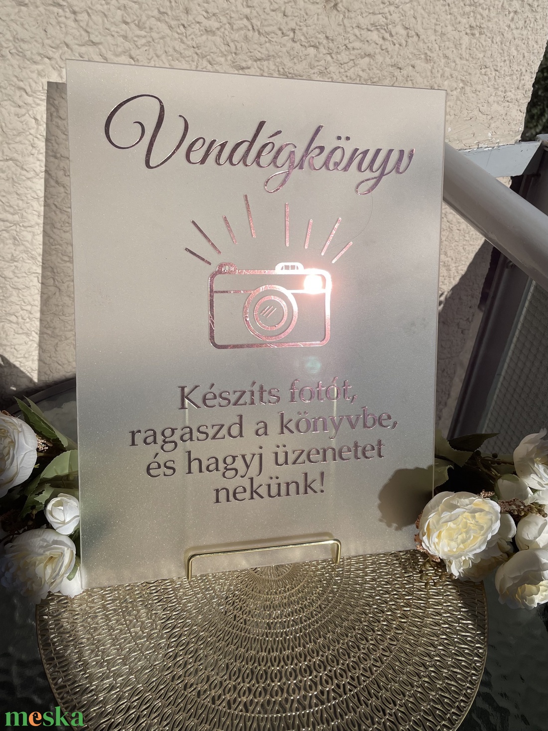 Esküvői fotósarok tábla - esküvő - dekoráció - helyszíni dekor - Meska.hu
