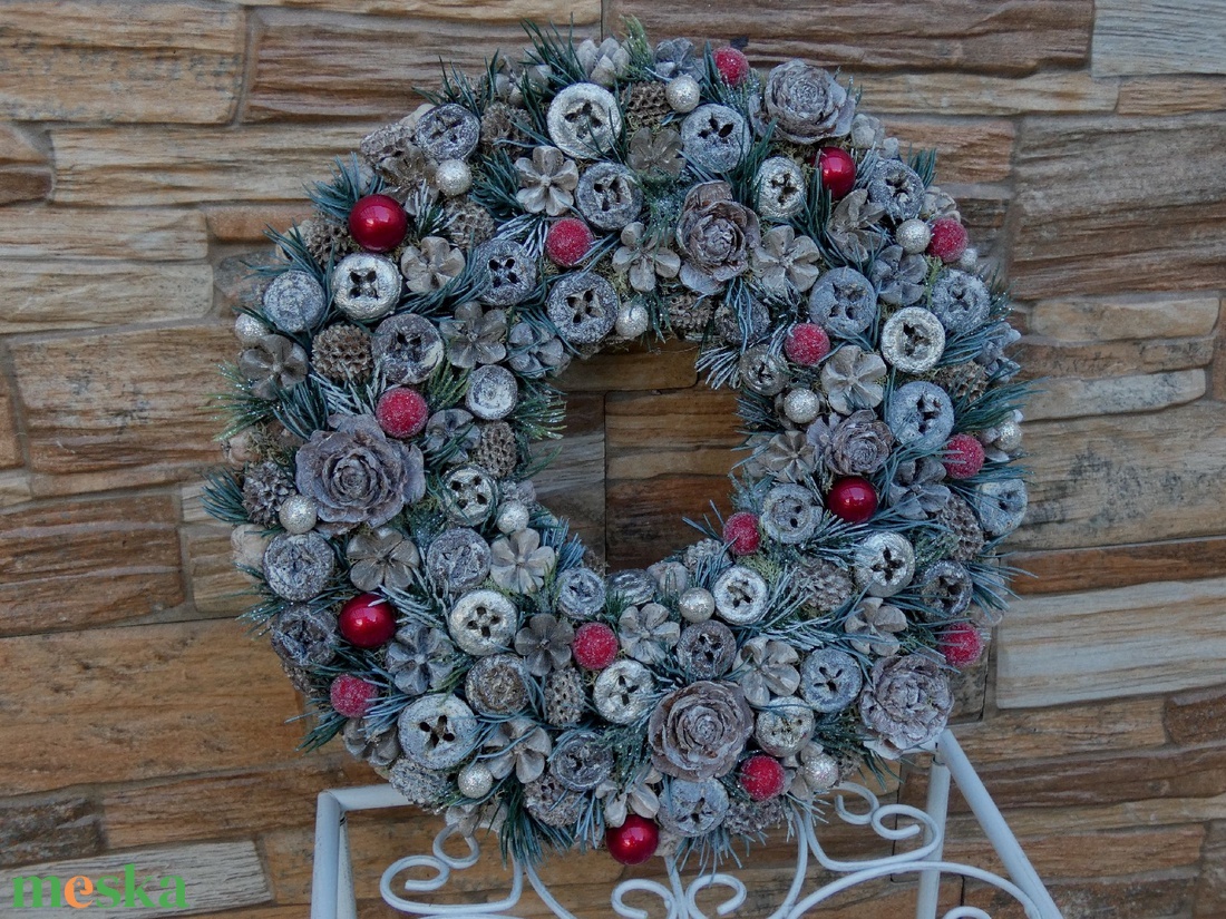 Téli ajtódísz bordó - karácsony - adventi díszek - adventi ajtódísz - Meska.hu Téli ajtódísz bordó - karácsony - adventi díszek - adventi ajtódísz - Meska.hu