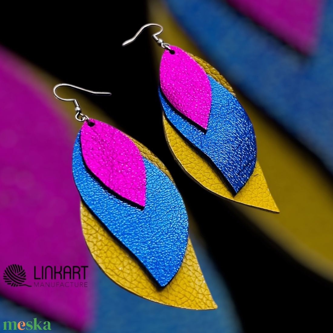 Bőr fülbevaló DIY BOX - diy (csináld magad) - egységcsomag - Meska.hu