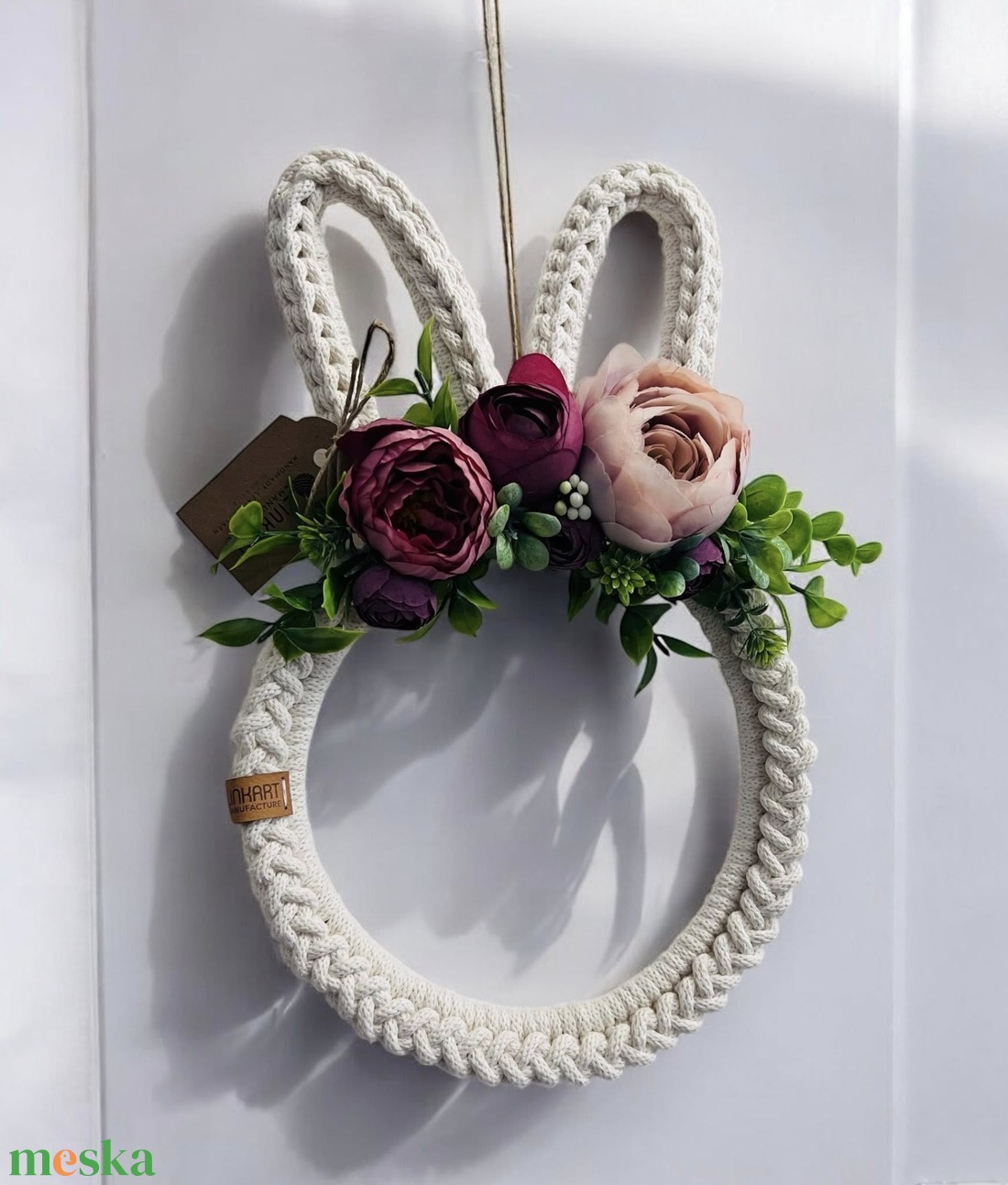 Húsvéti kopogtató - otthon & életmód - dekoráció - ajtó- és ablak dekoráció - ajtódísz & kopogtató - Meska.hu