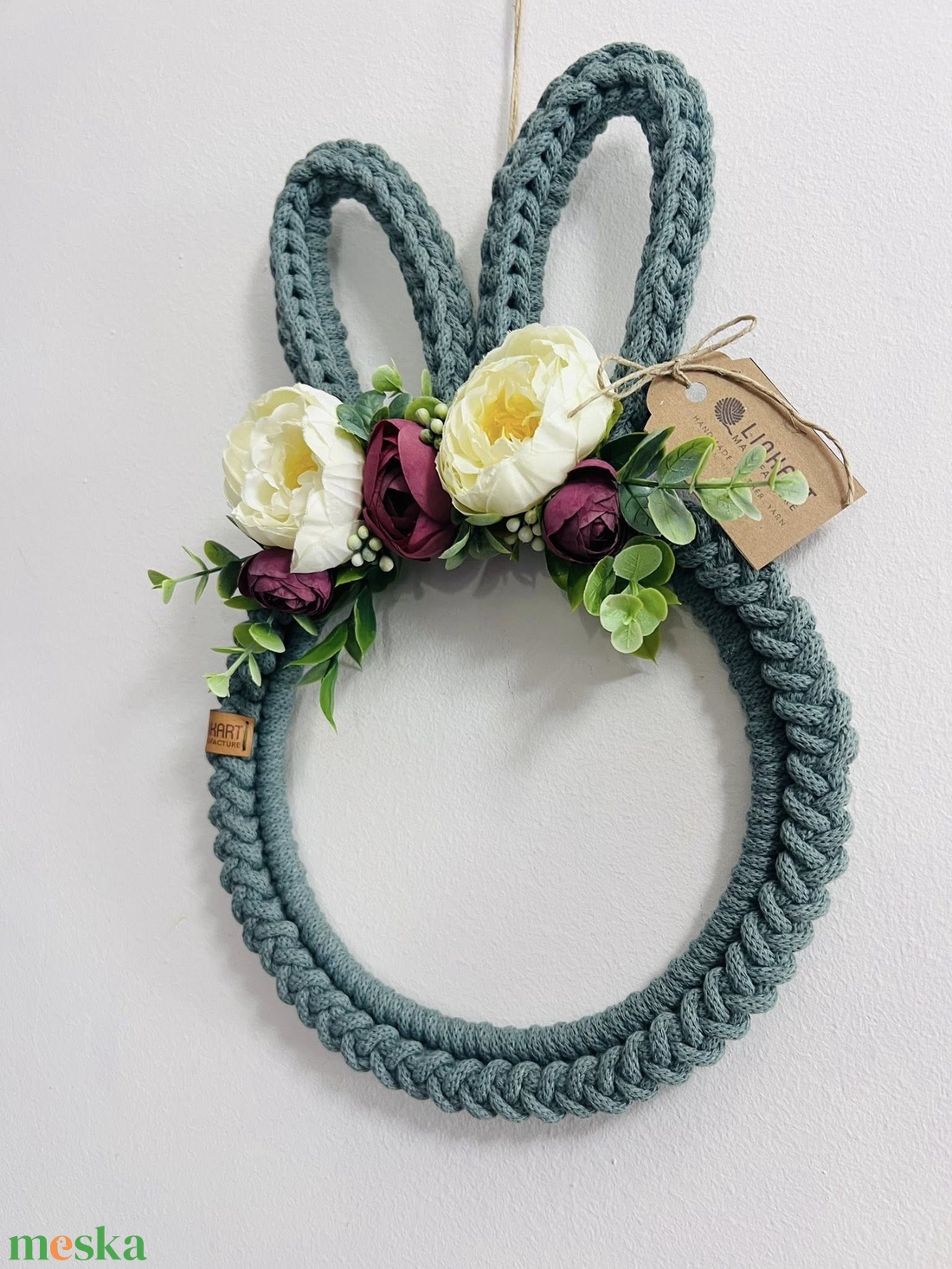 Húsvéti kopogtató - otthon & életmód - dekoráció - ajtó- és ablak dekoráció - ajtódísz & kopogtató - Meska.hu