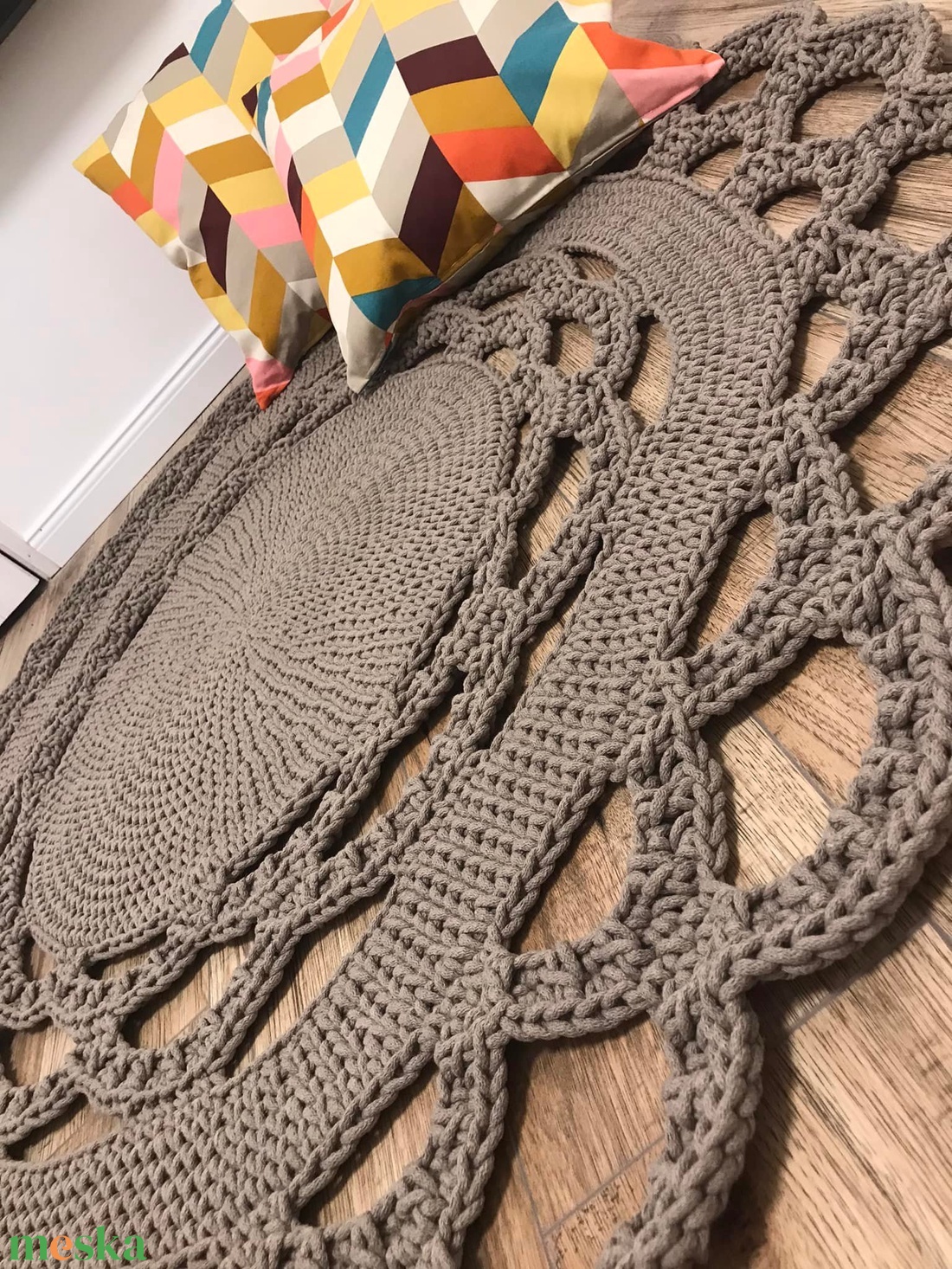 Horgolt szőnyeg - otthon & életmód - lakástextil - szőnyeg - horgolt szőnyeg - Meska.hu