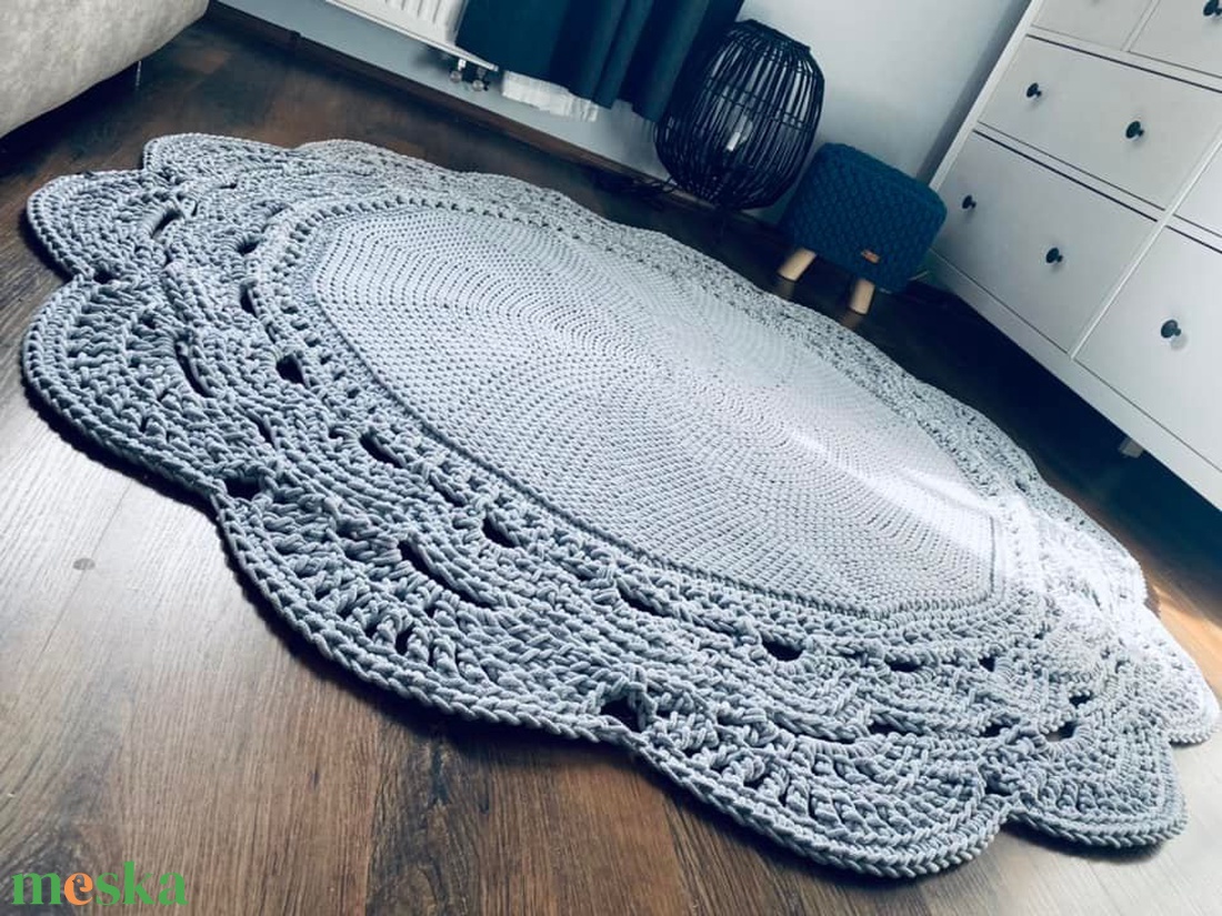 Horgolt szőnyeg - otthon & életmód - lakástextil - szőnyeg - horgolt szőnyeg - Meska.hu