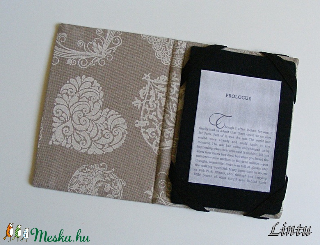 Ebook olvasó (Kindle Touch; Kindle 4; Kindle 5; Kindle Paperwhite) kemény tok, SZÍVEK -  - Meska.hu