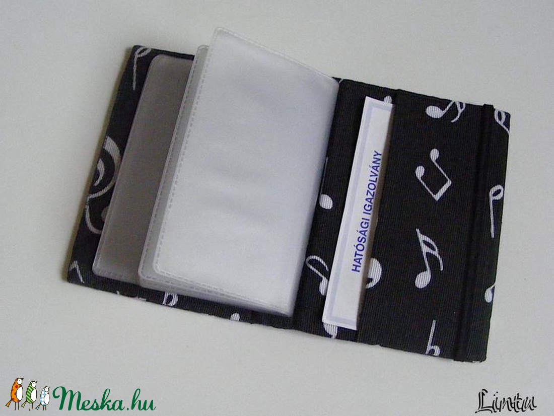  Igazolványtartó és/vagy kártyatartó, kotta - táska & tok - pénztárca & más tok - kártyatartó & irattartó - Meska.hu