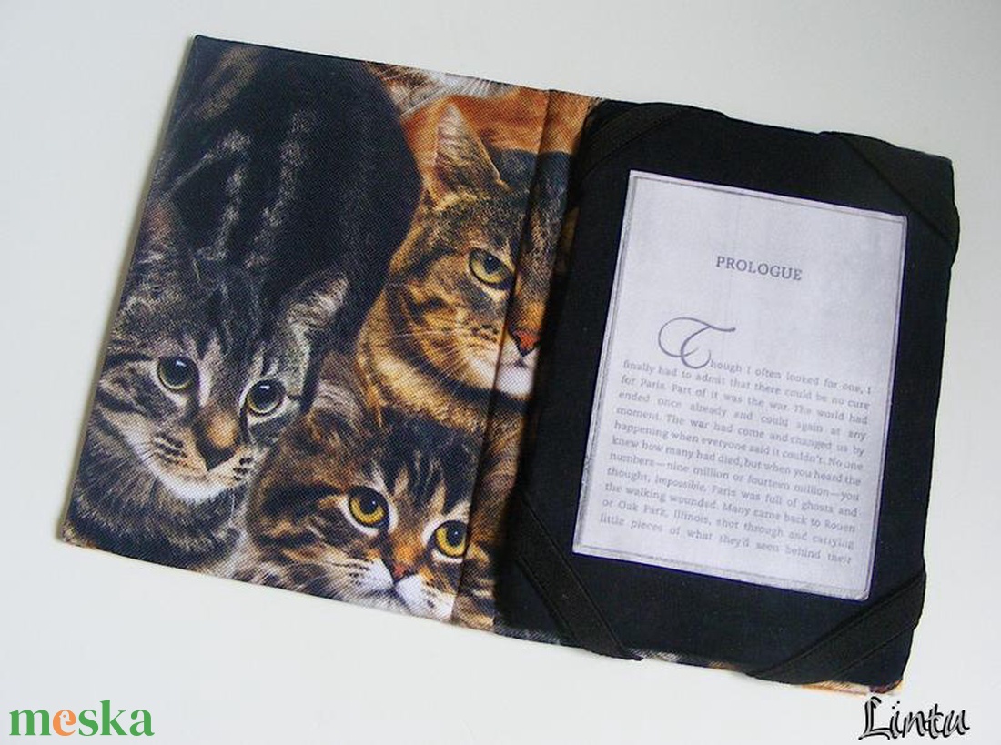 Macskák, vízhatlan anyagból készült ebook-tok - táska & tok - ebook & tablet tok - Meska.hu