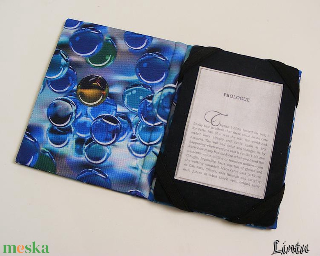 Üveggolyók, vízhatlan anyagból készült ebook olvasó kemény tok - táska & tok - ebook & tablet tok - Meska.hu