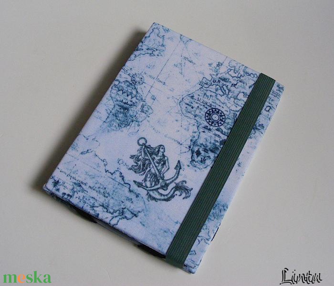 Térkép, hableány, vízhatlan anyagból készült ebook olvasó kemény tok - táska & tok - ebook & tablet tok - Meska.hu