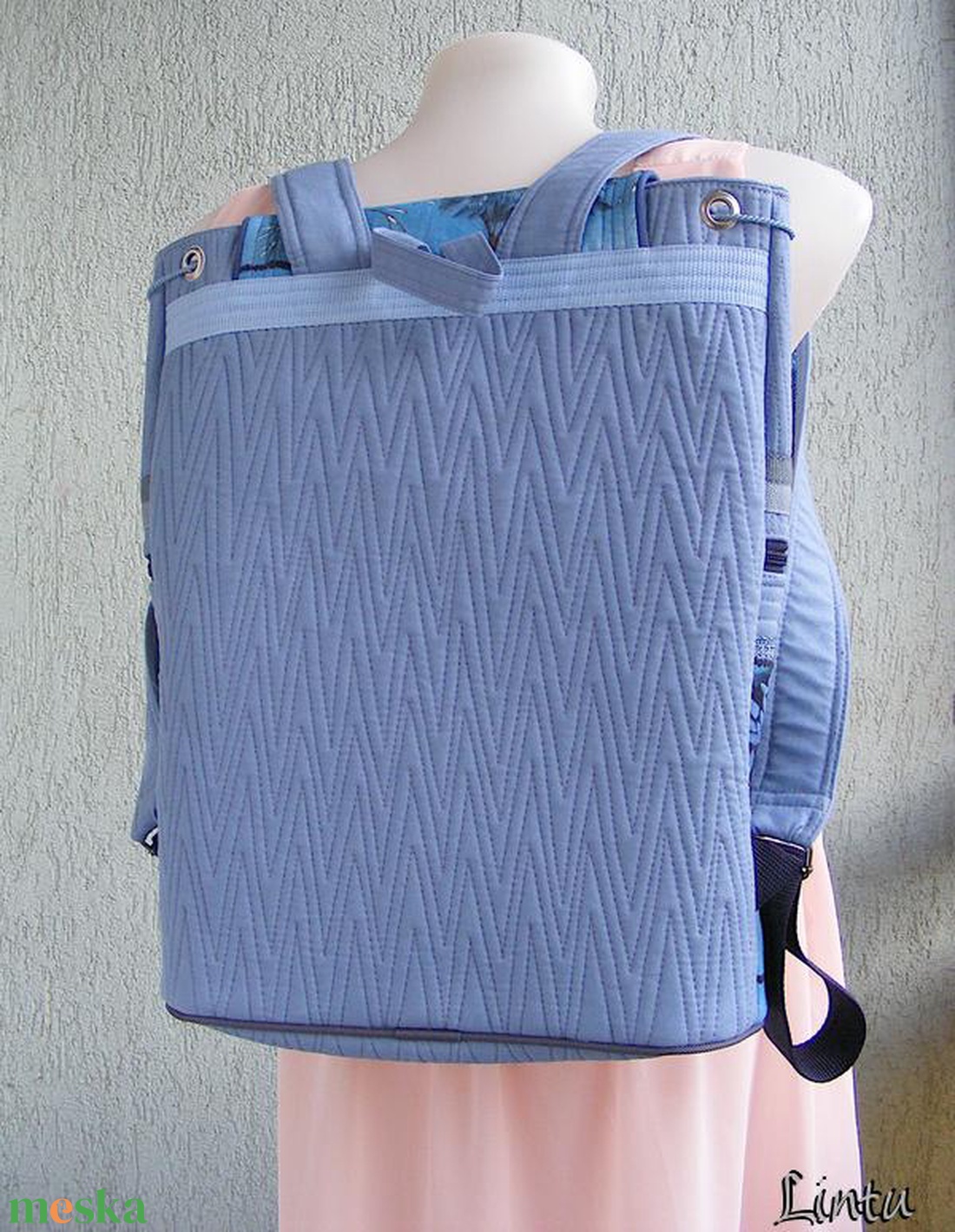 Téli erdő textil hátizsák  - táska & tok - hátizsák - hátizsák - Meska.hu