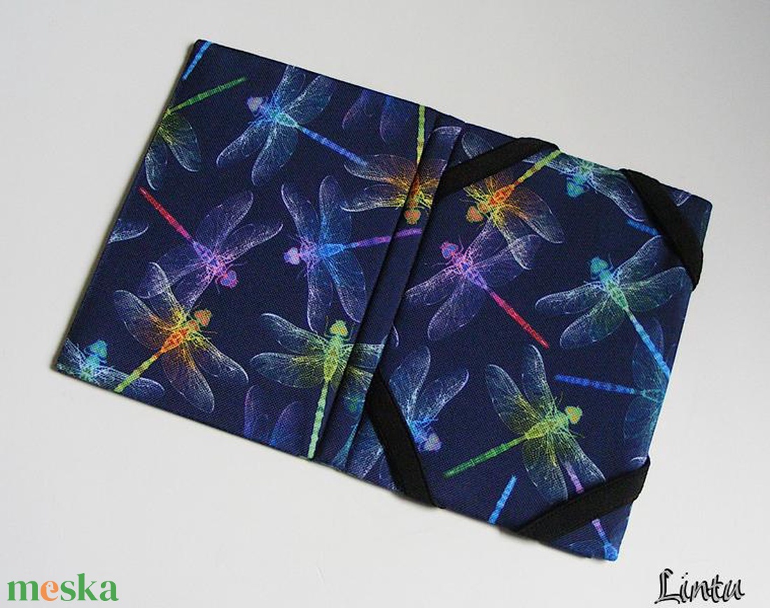 Színes szitakötők, vízhatlan ebook olvasó kemény tok - táska & tok - ebook & tablet tok - Meska.hu