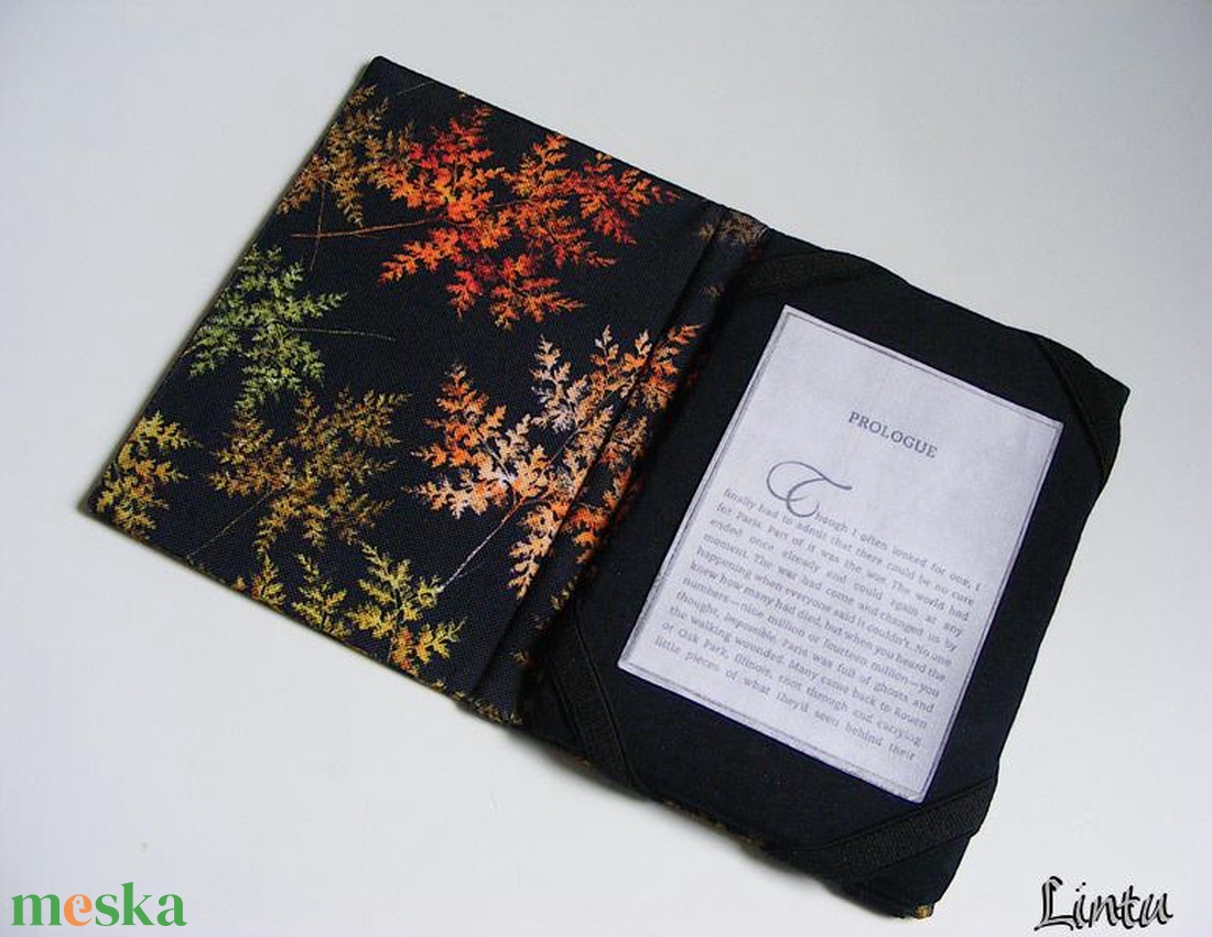 Színes páfrány, vízhatlan anyagból készült ebook olvasó kemény tok - táska & tok - ebook & tablet tok - Meska.hu