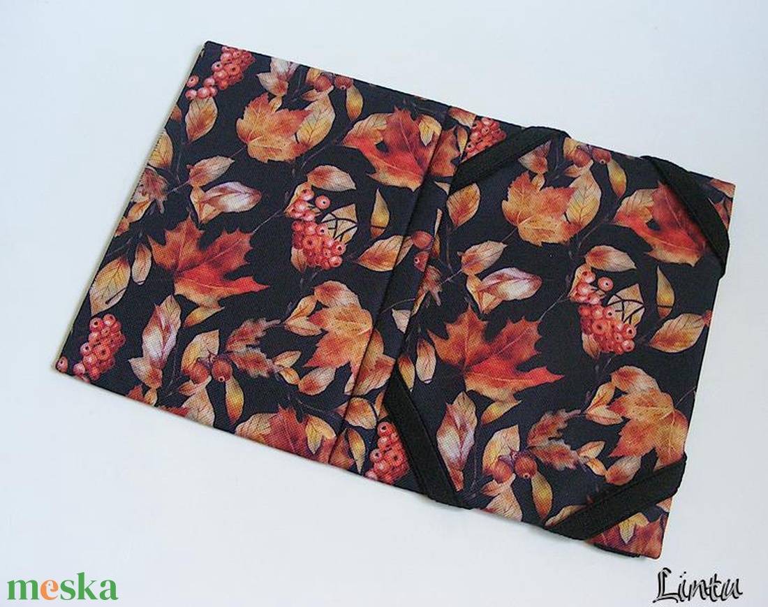 Őszi levelek, vízhatlan anyagból készült ebook olvasó kemény tok - táska & tok - ebook & tablet tok - Meska.hu