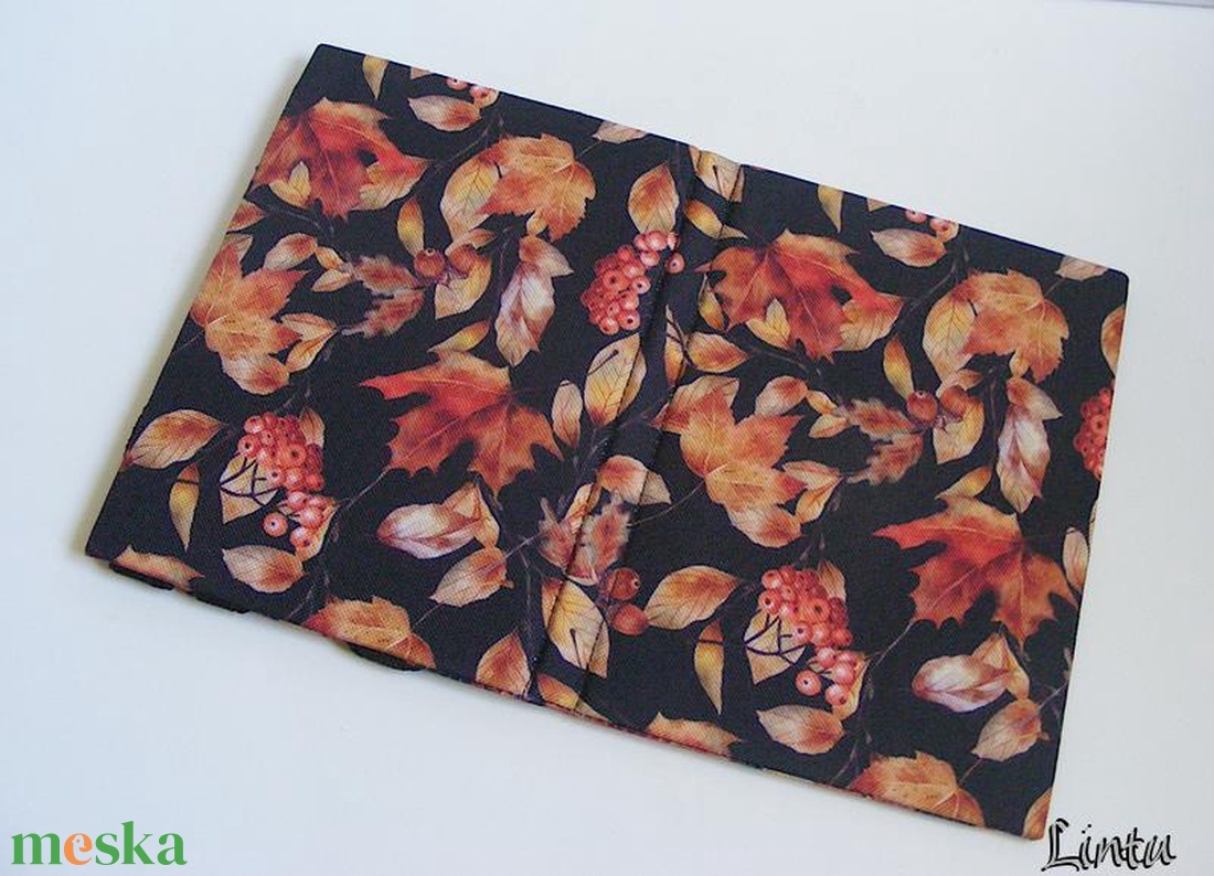 Őszi levelek, vízhatlan anyagból készült ebook olvasó kemény tok - táska & tok - ebook & tablet tok - Meska.hu