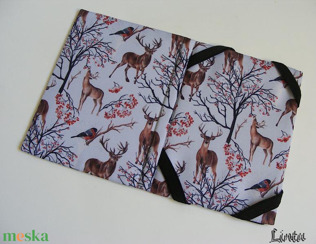 Téli szarvasok, vízálló anyagból készült ebook olvasó kemény tok - táska & tok - ebook & tablet tok - Meska.hu