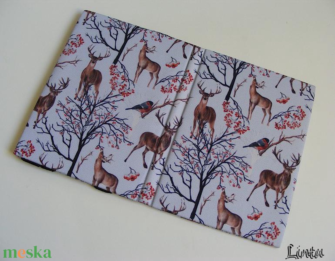 Téli szarvasok, vízálló anyagból készült ebook olvasó kemény tok - táska & tok - ebook & tablet tok - Meska.hu