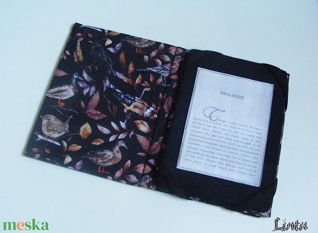 Madarak (fekete), vízhatlan anyagból készült ebook-tok - táska & tok - ebook & tablet tok - Meska.hu Madarak (fekete), vízhatlan anyagból készült ebook-tok - táska & tok - ebook & tablet tok - Meska.hu