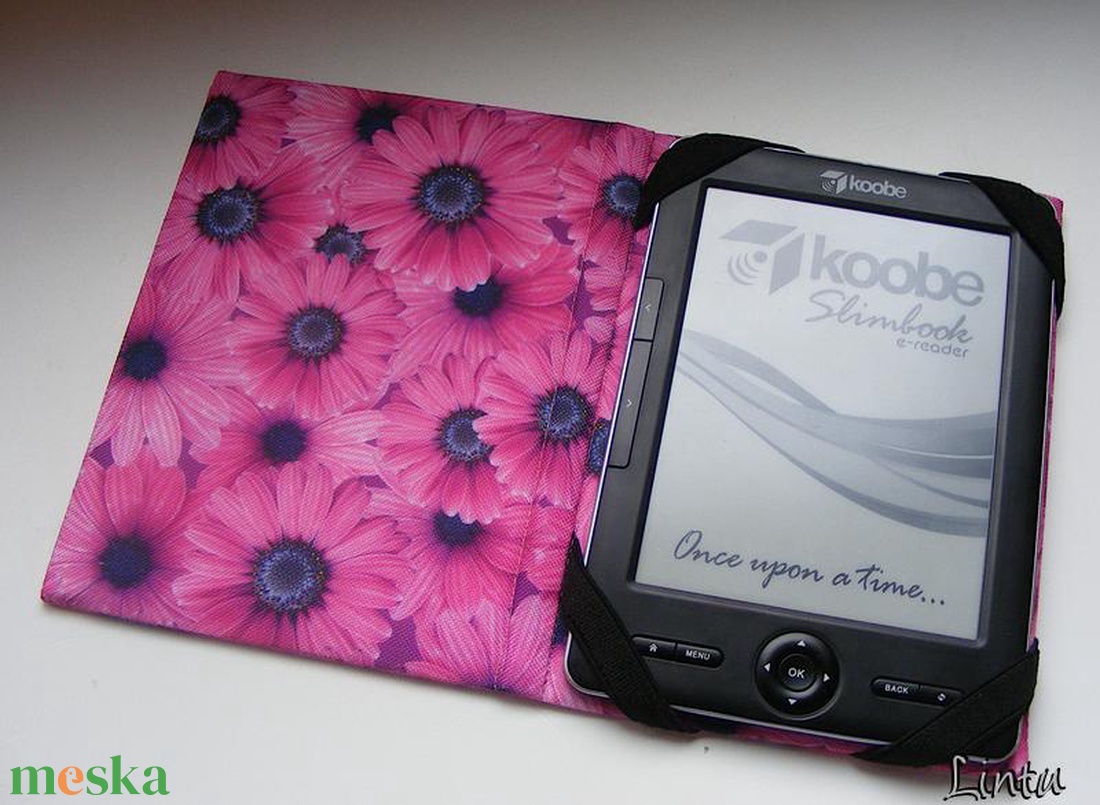 Gerbera, vízhatlan anyagból készült ebook-tok - táska & tok - ebook & tablet tok - Meska.hu