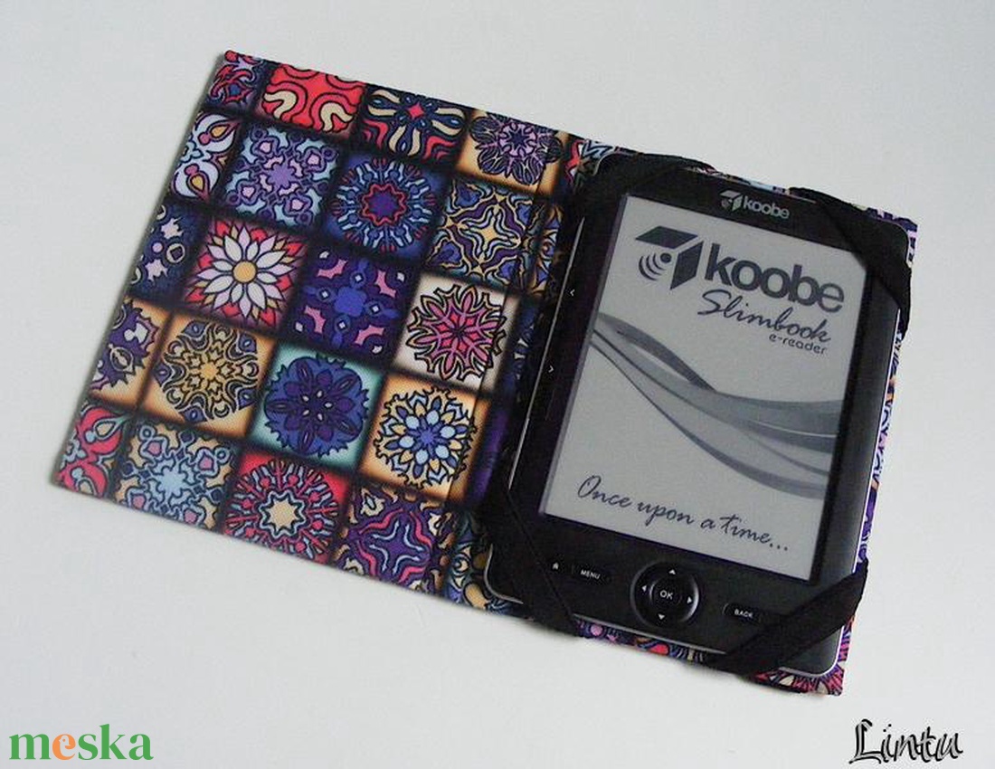 Színes csempe, vízhatlan anyagból készült kemény ebook-tok - táska & tok - ebook & tablet tok - Meska.hu