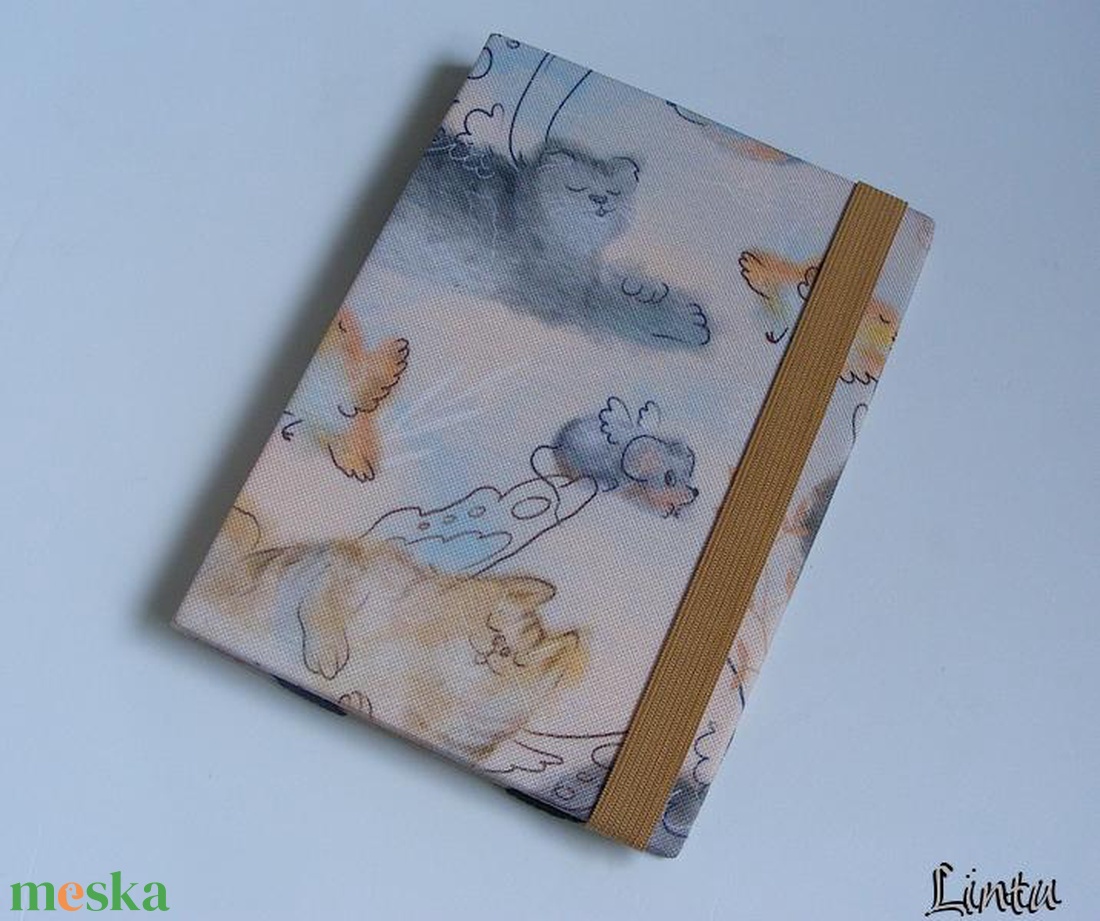 Repülő macska, vízhatlan anyagból készült kemény ebook-tok - táska & tok - ebook & tablet tok - Meska.hu