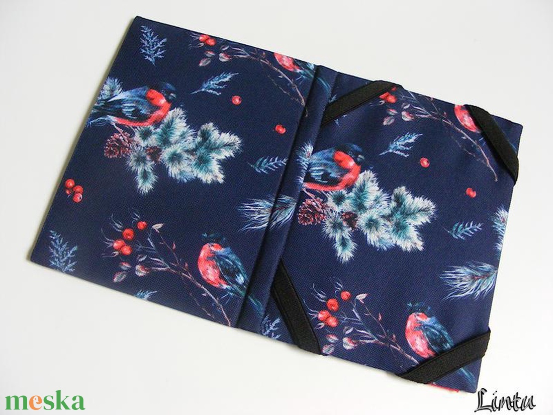 Vörös begy, vízhatlan anyagból készült kemény ebook-tok - táska & tok - ebook & tablet tok - Meska.hu