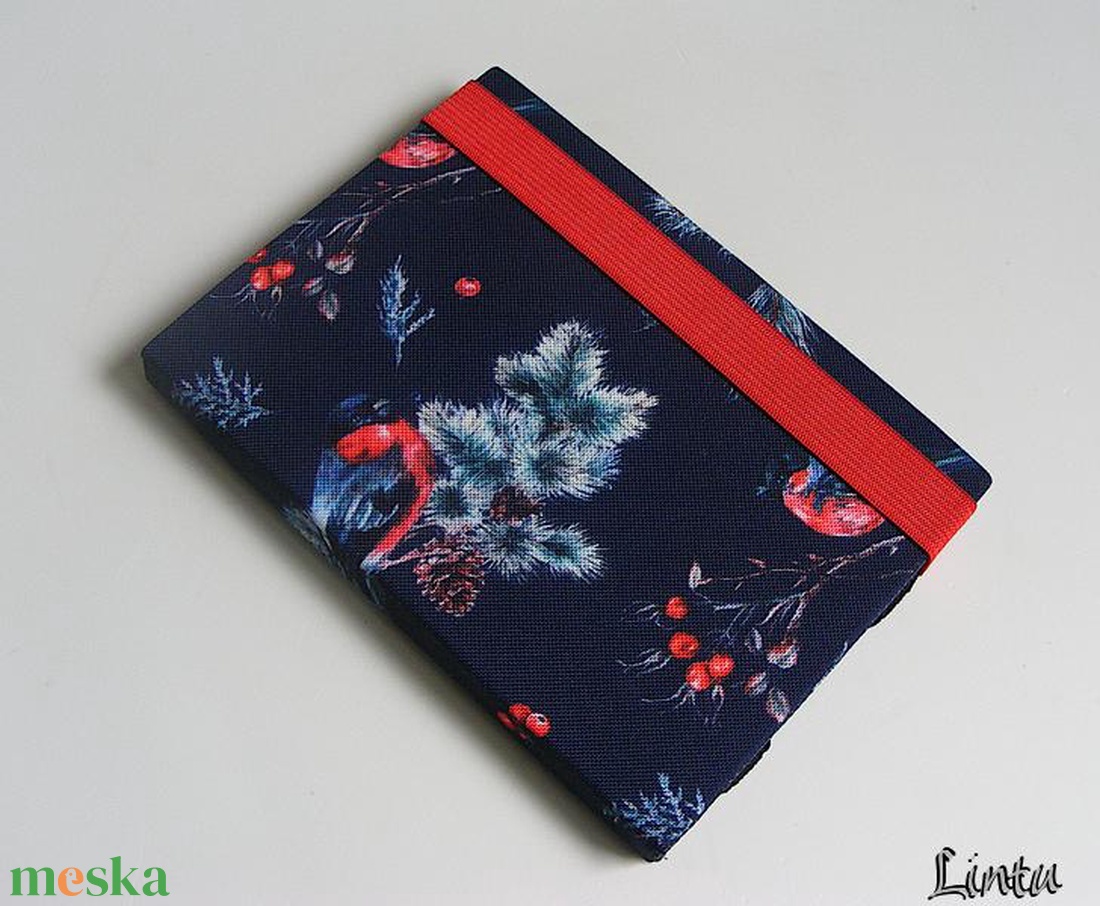 Vörös begy, vízhatlan anyagból készült kemény ebook-tok - táska & tok - ebook & tablet tok - Meska.hu