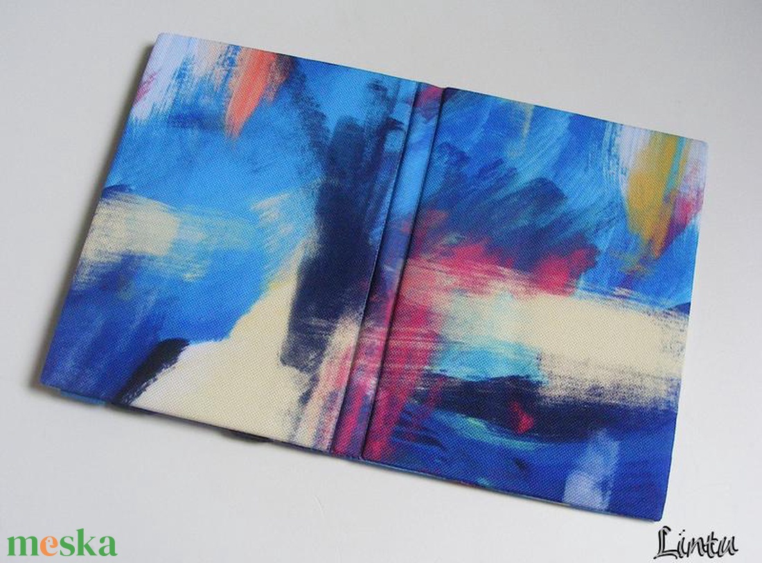 Absztrakt minta, vízhatlan anyagból készült kemény ebook-tok - táska & tok - ebook & tablet tok - Meska.hu