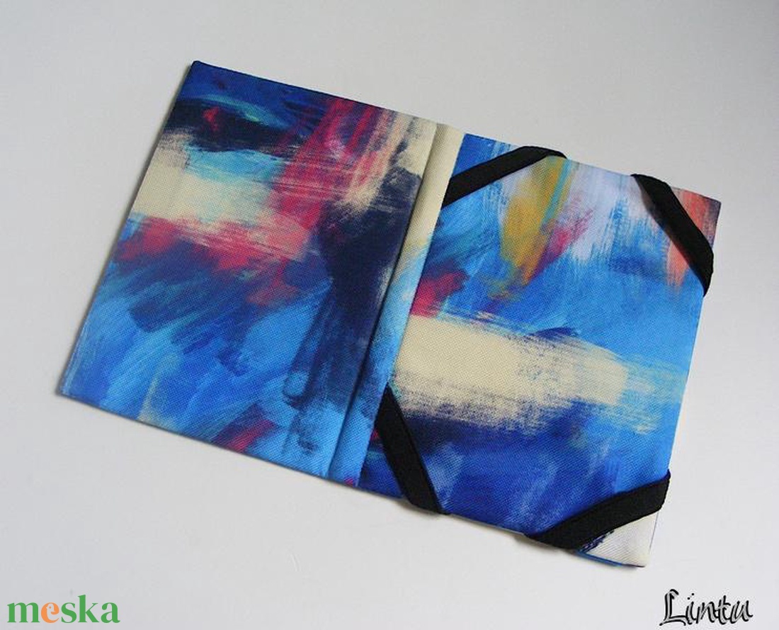 Absztrakt minta, vízhatlan anyagból készült kemény ebook-tok - táska & tok - ebook & tablet tok - Meska.hu