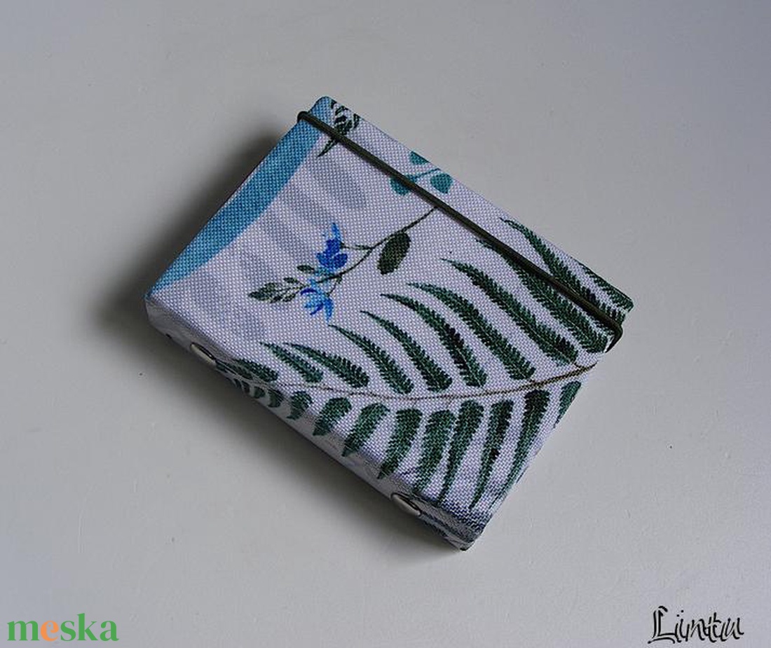 Páfrány, vízhatlan anyagból készült igazolványtartó és/vagy kártyatartó - táska & tok - pénztárca & más tok - kártyatartó & irattartó - Meska.hu