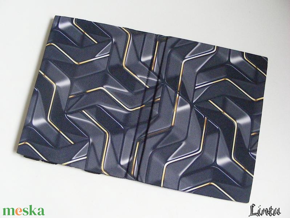 Szürke minta, vízhatlan anyagból készült kemény e-book tok - táska & tok - ebook & tablet tok - Meska.hu