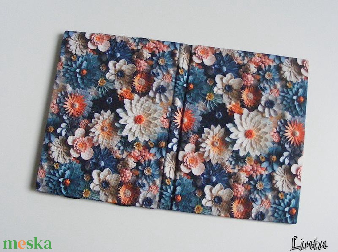 Virágok, vízhatlan anyagból készült kemény ebook-tok - táska & tok - ebook & tablet tok - Meska.hu