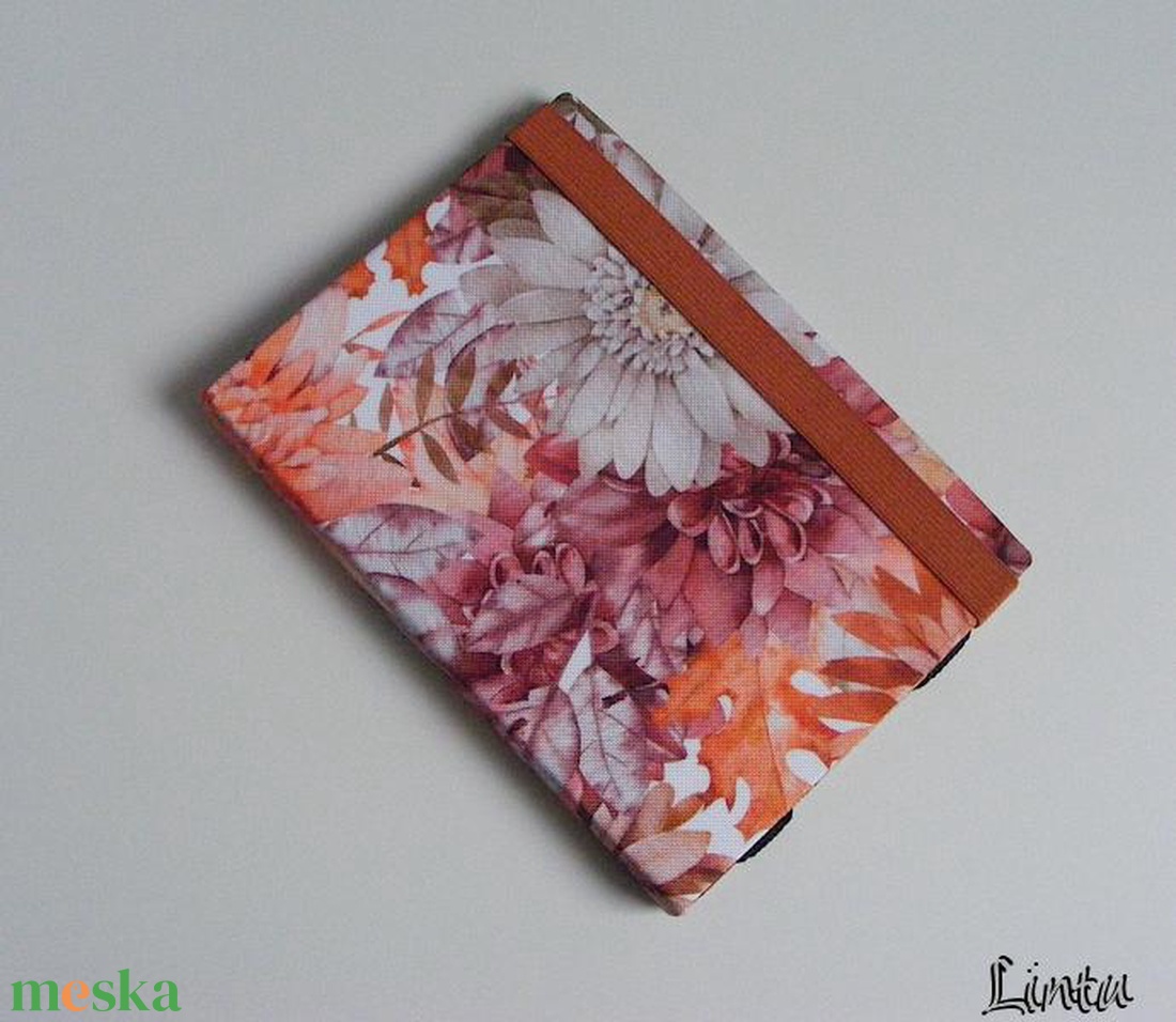 Krizantém, vízhatlan anyagból készült kemény ebook-tok - táska & tok - ebook & tablet tok - Meska.hu