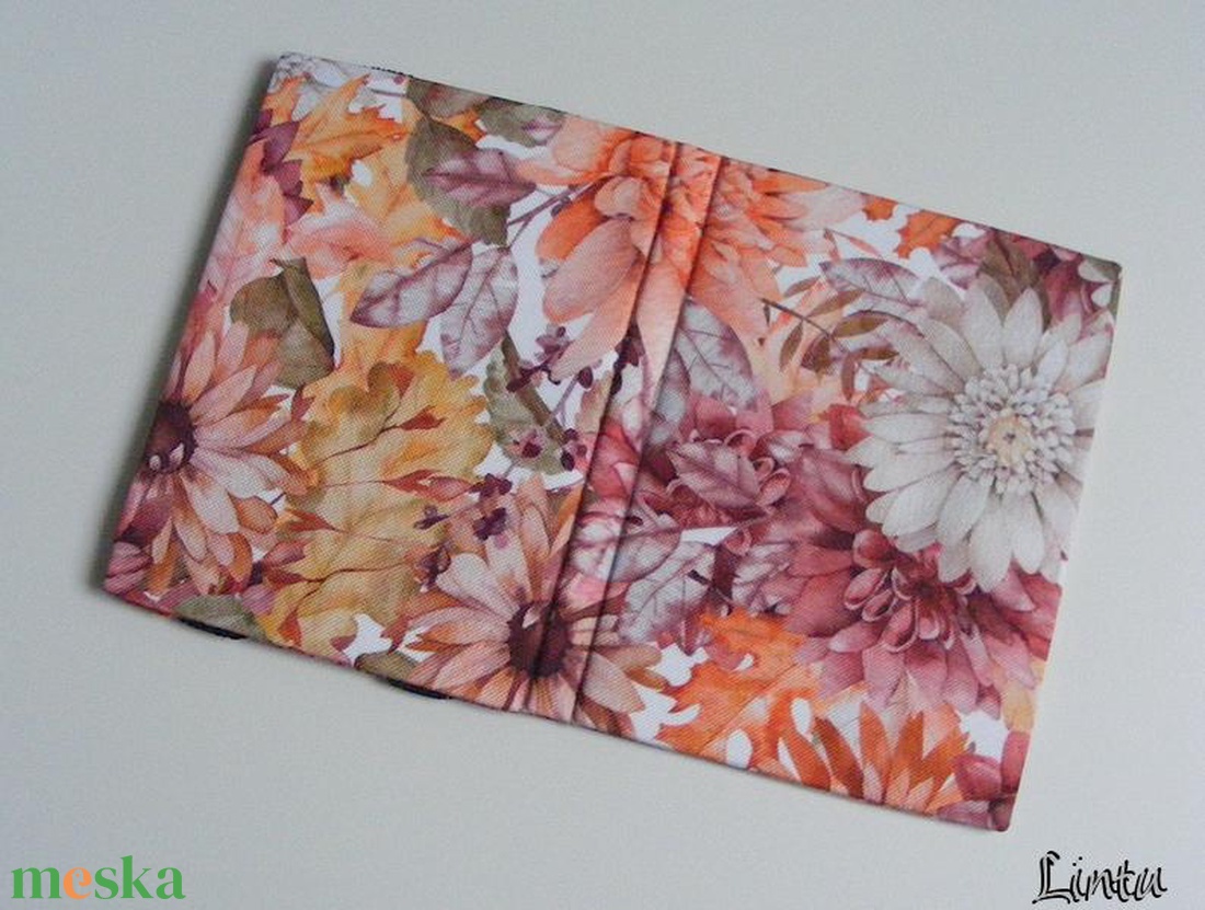 Krizantém, vízhatlan anyagból készült kemény ebook-tok - táska & tok - ebook & tablet tok - Meska.hu