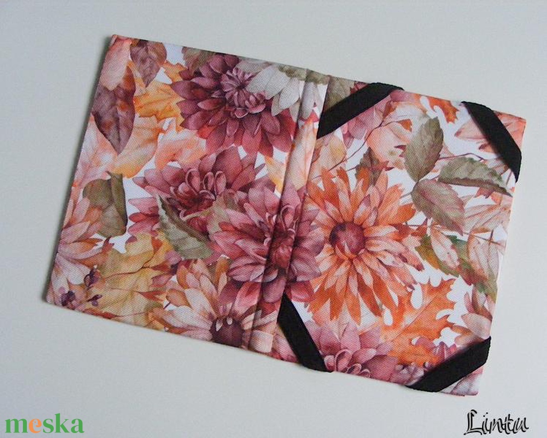 Krizantém, vízhatlan anyagból készült kemény ebook-tok - táska & tok - ebook & tablet tok - Meska.hu