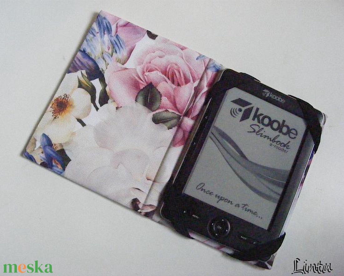 Rózsák, vízhatlan anyagból készült kemény e-book tok - táska & tok - ebook & tablet tok - Meska.hu
